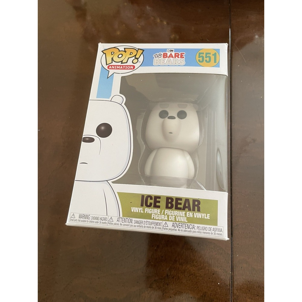 Funko Pop! We Bare Bears Ice Bear 551 Vinyl Figure Cartoon Network 2019 NIB